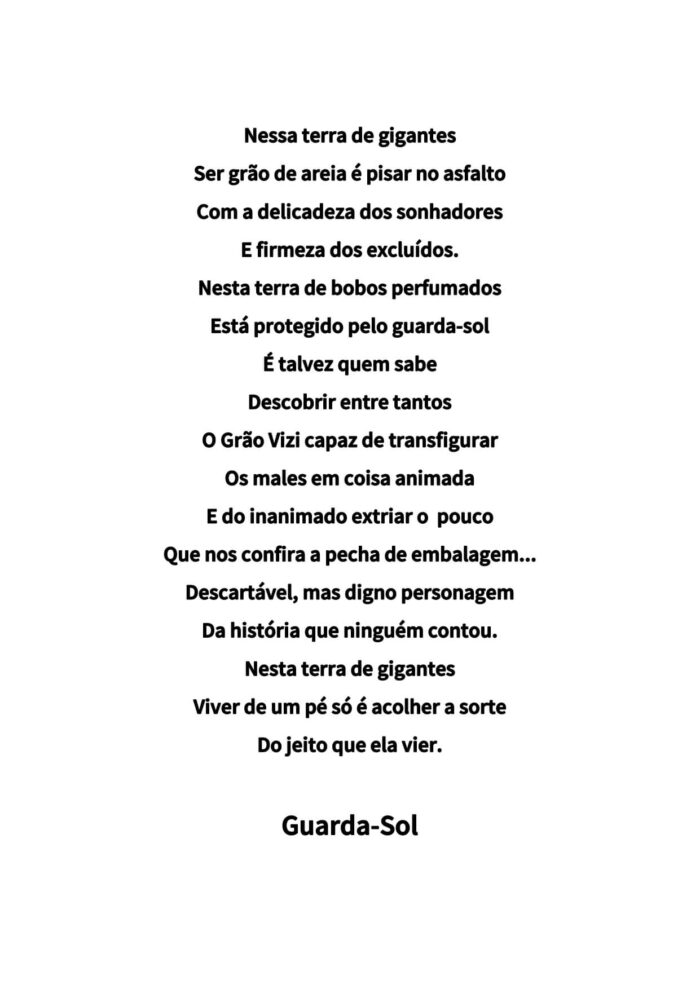Guarda Sol Poesia